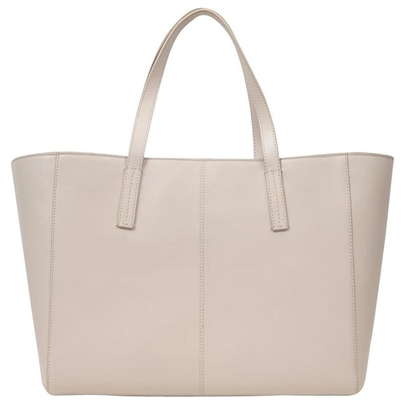 See by Chloé Tilda Leather Braided Tote In Cement Beige - Picture 6 of 16